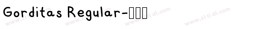 Gorditas Regular字体转换